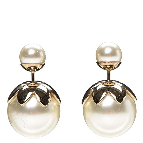 dior ohrringe your dior|Dior pearl earrings.